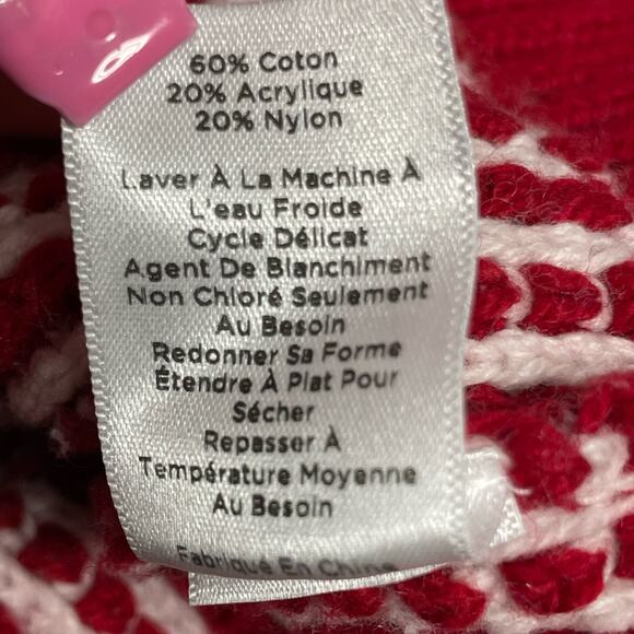 Talbots Factory Red Heavy Cable Knit Sweater Size L - Picture 9 of 9